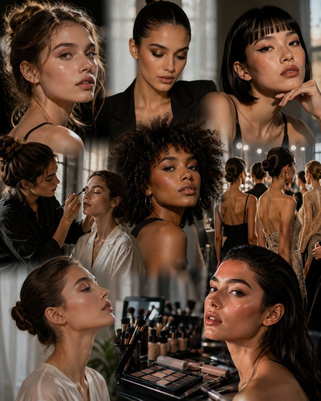 Makeup in 2026–2027: Trends, Social Media, and a Return to Professionalism 3 Make-up artist professionista al lavoro sulle tendenze trucco 2026-2027